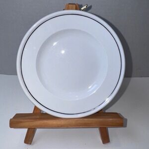 ABCO Delta Air Lines Bread Butter Plates Set 10 White Navy 0442-02673 Aviation